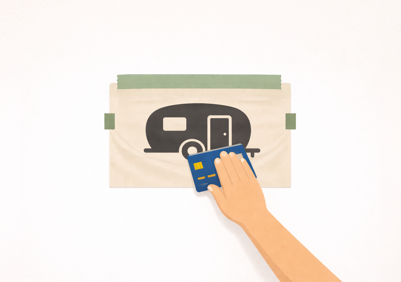 Étape 4 d'installation d'un autocollant - Appliquer le vinyle